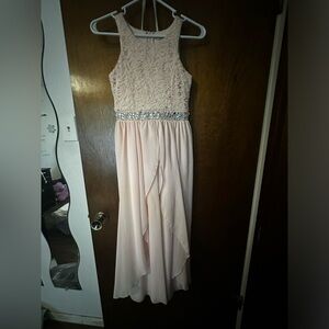 Girls dress, pink, size 14 only worn once